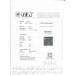 Princess Cut Diamond Loose Fancy Blue 0.76 Carat SI2 Certified Enhanced Natural Polished