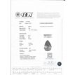 Blue Pear Shape Diamond 0.86 Carat VS2