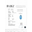 Blue Marquise Diamond 0.80 Carat SI1