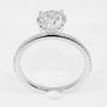 Carat 14K White Gold Solitaire with G / VS2 Diamonds