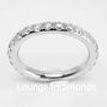 1.33 Carat 18K White Gold MICRO PAVE Eternity Band with 26 F / VS Diamonds