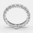 1.84 Carat 18K White Gold ETERNITY MICROPAVE Eternity Band with 22 G / VS Diamonds