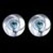 925 Sterling Silver Stud Earrings, Spiral Shaped, With White Zircon- CZ, Women Gift Jewelry