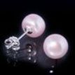 ERFJ0-15: Silver Black Oval Pearl