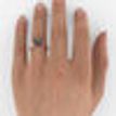 M200R: Rose Gold 14K 2.5CT Black Dimanod Round