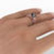 M200R: Rose Gold 14K 2.5CT Black Dimanod Round