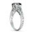 M200R: White Gold 14K 2.5CT Black Dimanod Round