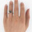M200R: White Gold 14K 2.5CT Black Dimanod Round