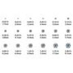 1/2ct Natural Round Brilliant Solitaire Diamond Martini Stud Earrings in 14k White Gold