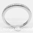 0.23 Carat 18K White Gold BEADED CHANNEL MILGRAIN Diamond Band with 23 F / VS Diamonds
