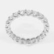 2.27 Carat 950 Platinum U_TERNITY Eternity Band with 21 F / VS Diamonds