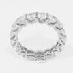 4.1 Carat 950 Platinum U_TERNITY Eternity Band with 17 F / VS2 Diamonds