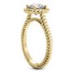 Round Diamond Engagement Ring D VS2 14K Yellow Gold 0.90 Carat