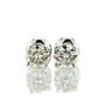 Diamond Stud Earrings Round Shape Real H/I VS2/SI1 14K White Gold 1.01 Carat