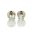 Real Diamond Stud Earrings Round 0.82 TCW G SI1
