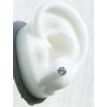 Diamond Stud Earrings Round Cut E VVS2/VS1 Lab Created 14K White Gold 1.30 TCW