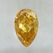 Pear Shape Diamond Fancy Brown Yellow Color Loose 0.50 Carat SI1 IGI Certificate