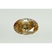 Oval Shape Diamond Fancy Yellow Brown Color 1.03 Carat SI2 GIA Certificate