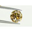 Round Shape Diamond Fancy Brown Loose Natural 1.60 Carat SI2 GIA Certificate