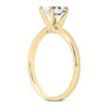 Oval Shape Diamond Solitaire Ring Fancy Brown Color 14K Yellow Gold 1.04 Carat