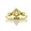 Infinity Split Shank 0.83 Ct Natural Mined Pear Diamond Engagement Ring 14K Gold