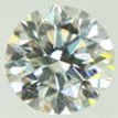 Round Shaped Diamond 1.01 Carat H Color SI2 Loose HRD Certified Natural White