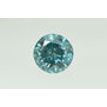 Round Shape Diamond Fancy Blue Color I1 0.77 Carat Certified