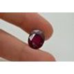 8.28 Carat Oval Shaped Red Ruby Gemstone