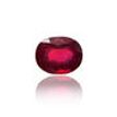 Loose Oval Shaped Red Ruby Gemstone 4.11 Carat