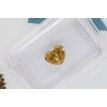 Heart Shape Diamond Solitaire Pendant Necklace Natural Brown 14K Yellow Gold 1 Carat 