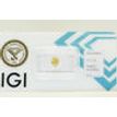 Oval Cut Diamond Fancy Yellow Color 0.71 Carat SI2 IGI Certificate