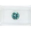 Fancy Blue Round Diamond 0.87 Carat VS2 Natural Enhanced IGI Certified