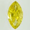 Marquise Shape Diamond Fancy Yellow Color SI1 2.00 Carat