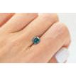 Fancy Blue Cushion Cut Diamond Certified 1.18 Carat VVS2