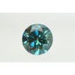 Round Shape Diamond Fancy Blue Color Loose Certified Enhanced 1.51 Carat VVS2