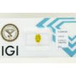 Oval Shape Diamond Fancy Yellow 1.00 Carat SI2 IGI Certificate