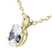 Oval Shape Diamond Solitaire Pendant Natural Fancy Yellow 14K SI2 0.83 Carat GIA