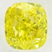 Cushion Diamond Fancy Yellow 1.12 Carat SI1 IGI Certificate