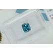 Fancy Blue Diamond Cushion Shape Loose Enhanced IGI Certified 1.00 Carat SI1
