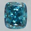Fancy Blue Diamond Cushion Shape Loose Enhanced IGI Certified 1.00 Carat SI1
