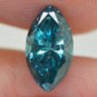 Marquise Diamond Fancy Blue Color Natural 1.57 Carat SI2