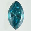 Marquise Diamond Fancy Blue Color Natural 1.57 Carat SI2