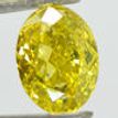 Oval Diamond Fancy Yellow Color 1.20 Carat SI2 IGI Certified