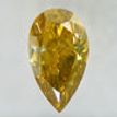 Pear Shape Diamond Natural Fancy Brown Loose Real 0.52 Carat SI1 IGI Certificate
