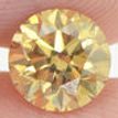 Fancy Brownish Orange Diamond Round 0.98 Carat VS1