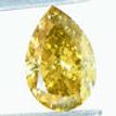 Pear Shape Diamond Natural Fancy Orange 0.53 Carat VS2