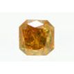 Radiant Diamond Natural Fancy Brownish Orange 1.63 Carat I1