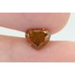 Heart Cut Diamond Natural Fancy Brownish Orange 1.60 Carat I1