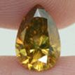 Pear Shape Diamond Fancy Brownish Orange Color 1.32 Carat VS2