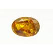 Orange Oval Diamond 1.23 Carat I1